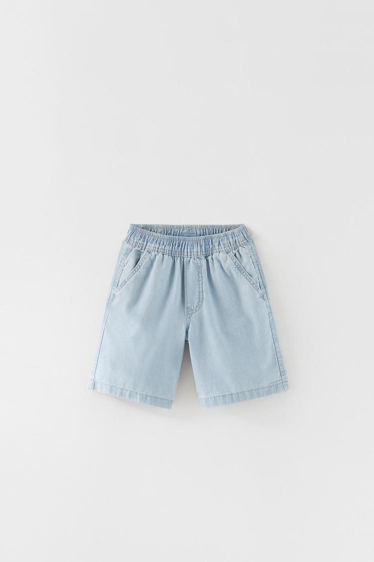 Zara fashion denim bermuda shorts